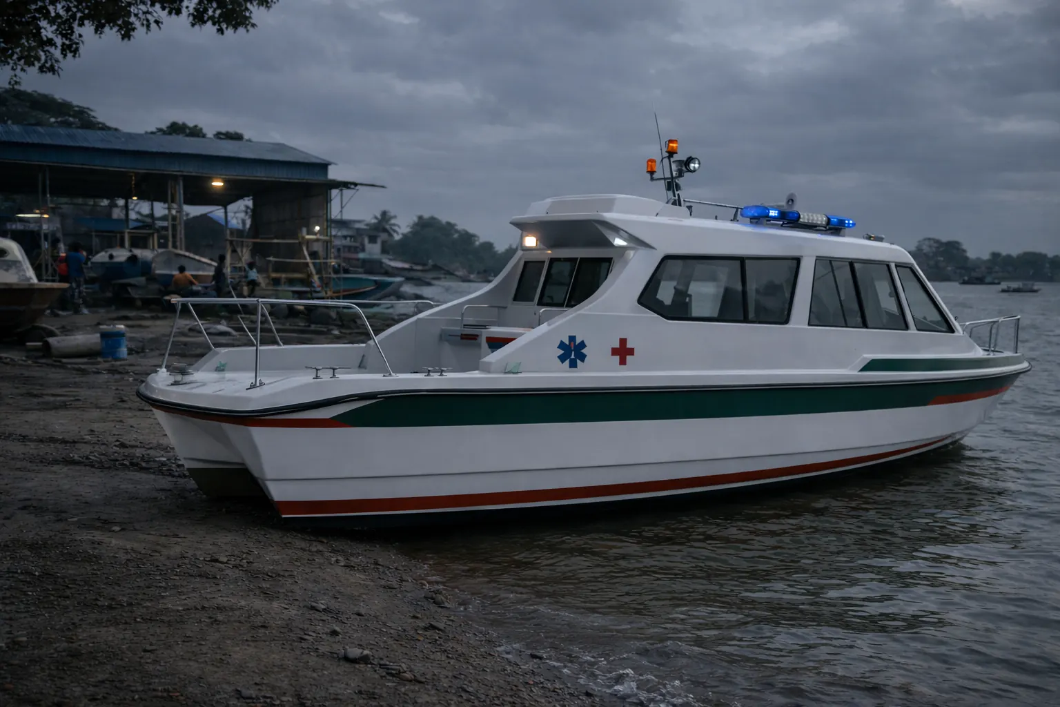 Rapid Response Ambulance Boat model photo