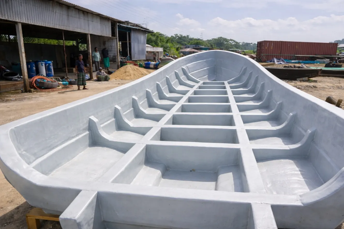 GRP Hull Structural Integration project photo